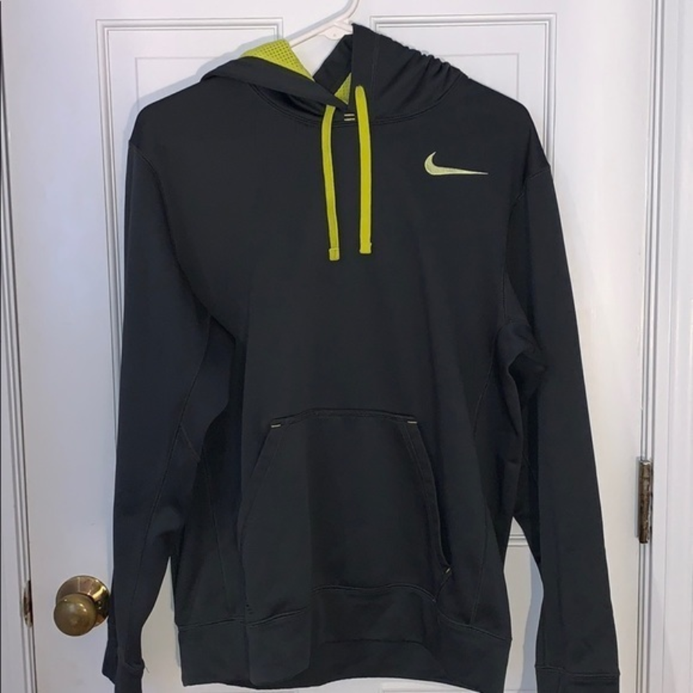 Nike hoodie gray and yellow new